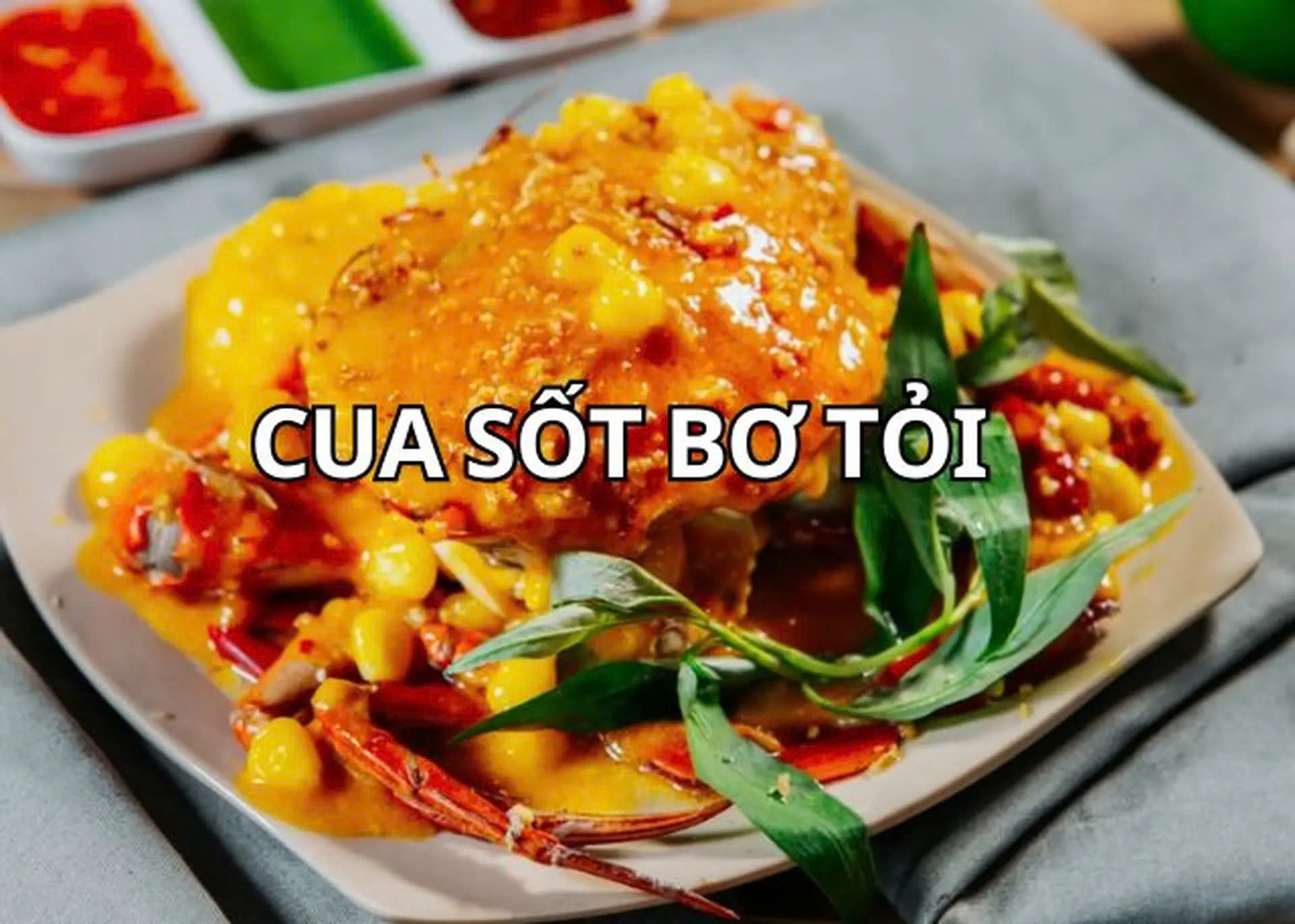 Cua sốt bơ tỏi