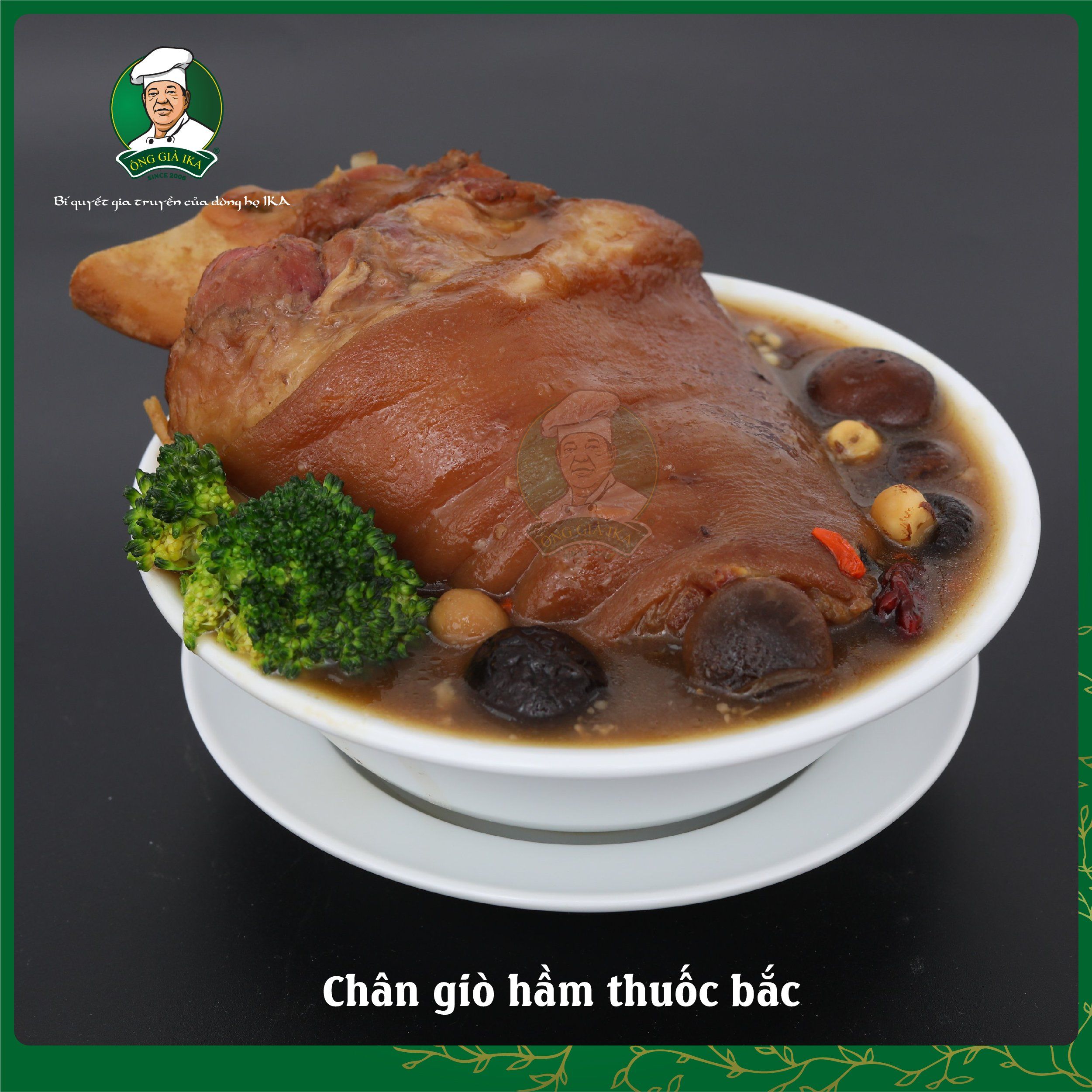 Thịt heo hầm tương đen